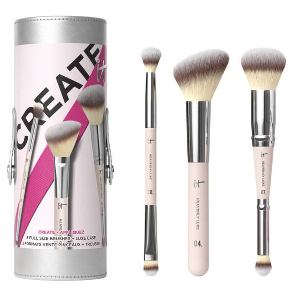 IT Cosmetics 4-Pc. Celebrate Creative Looks Makeup Brush Set - NEW